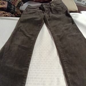 Union Bay Vintage Low Rise Corduroy Pants Y2K Size 1 Gray Wide Leg 90s Preppy